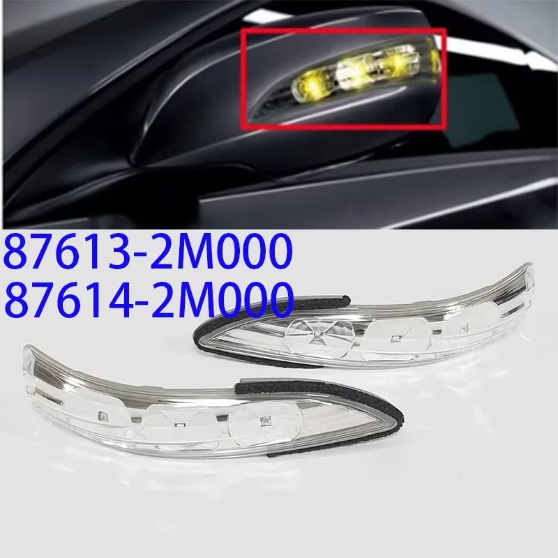 オリジナル右左サイドミラーリピーター信号ランプアセンブリヒュンダイジェネシスクーペ-2009-2015-oem-876132m000-876142m000