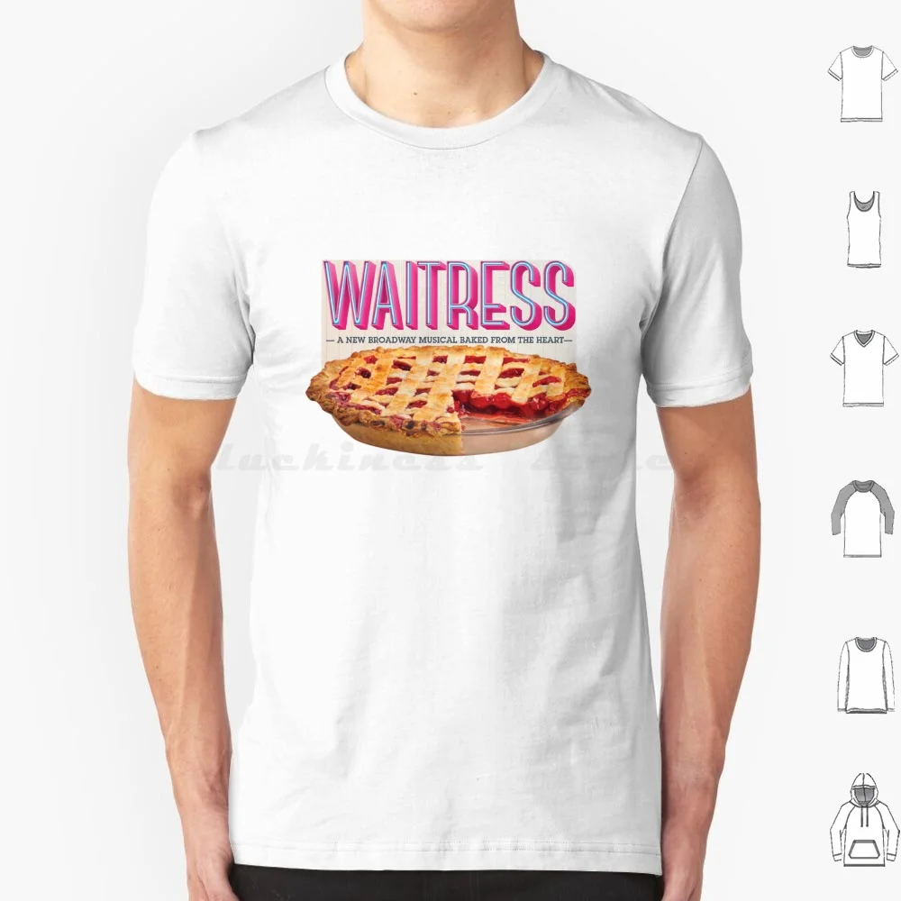 Waitress The Musical Logo Pie T Shirt Cotton Men Women Diy Print Waitress Musical Broadway West End Music Waitress Waitress The