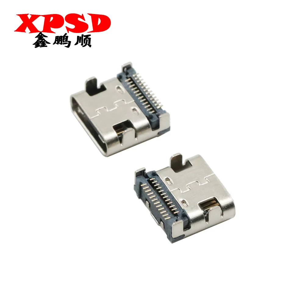 5PCS TYPE-C 3.1USB Female Socket 24pin Double Row SMD Fast Charging Female High Transfer Data Charging Socket