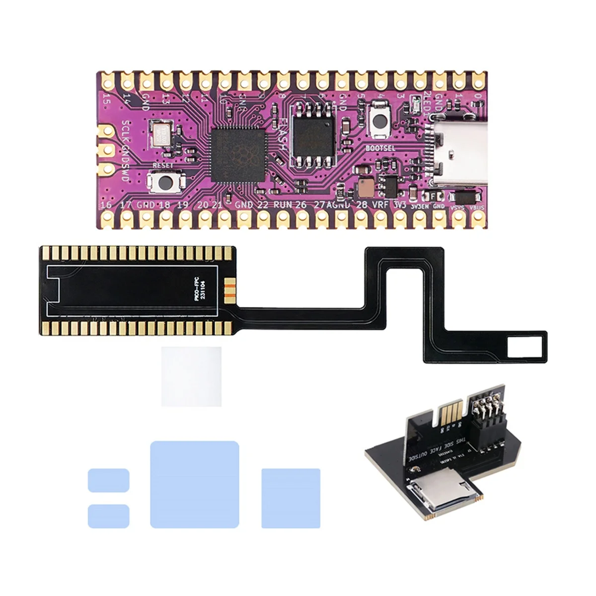

For NGC Picoboot FPC Flex Cable+SD2SP2 Pro Adapter Kit for Raspberry Pi Pico for Gamecube NGC Game Console DOL-001