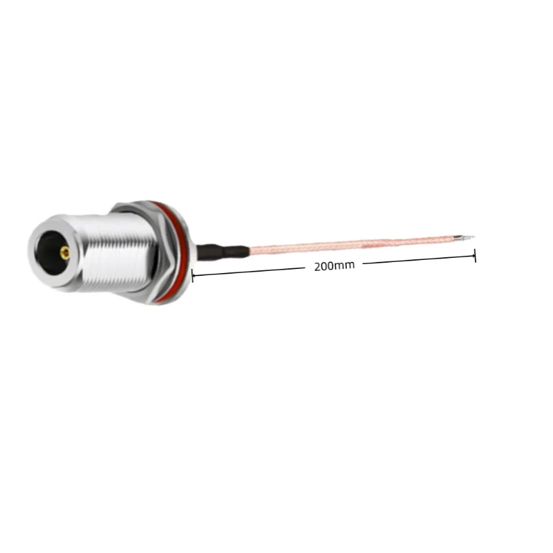 AntennaHome AHCG.RG316NKP L200 L=200 mm N-K to PIN RG316 Coaxial WIFI Antenna Pigtail Extension Cable Jumper for Communication M