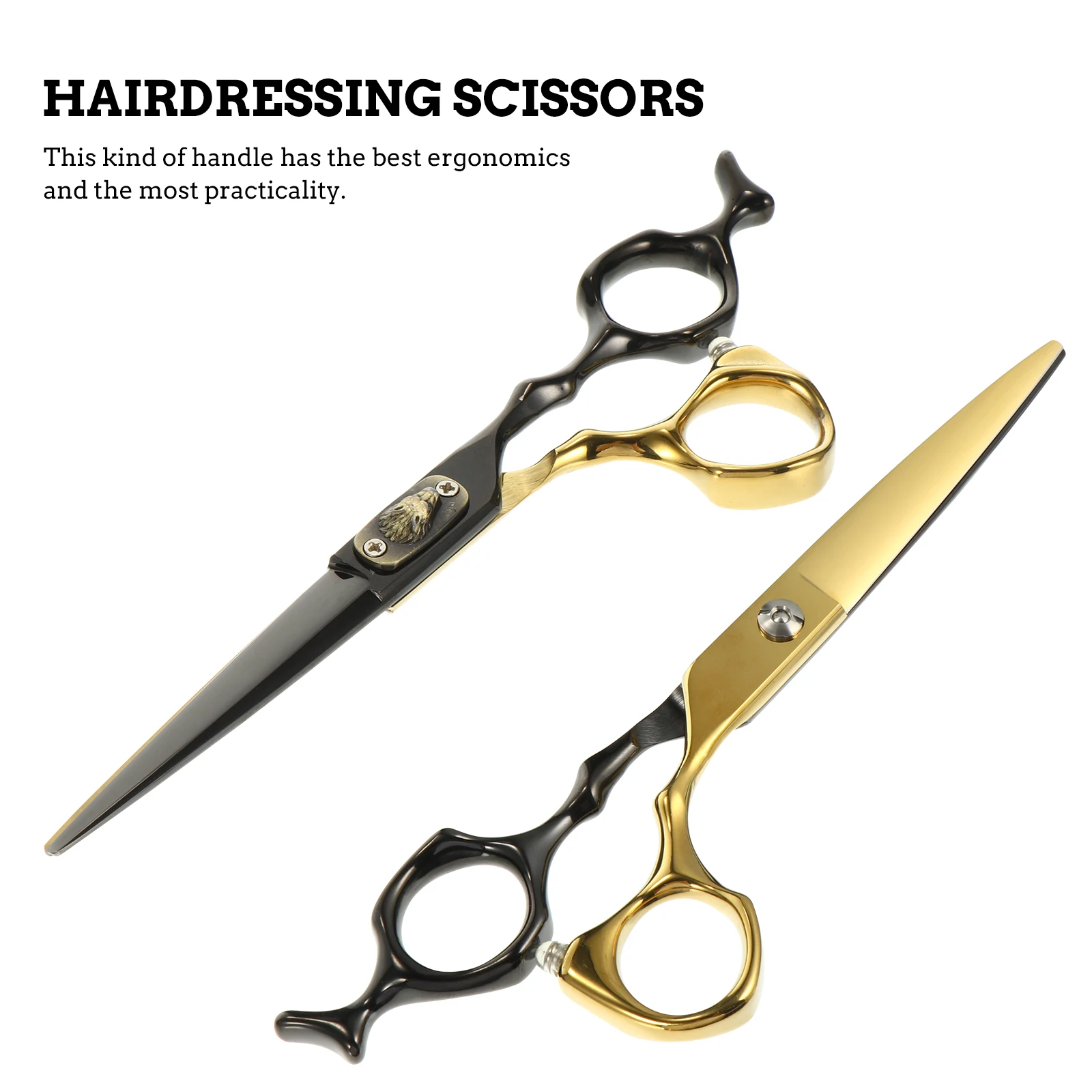 

1Pcs Salon Scissors Stainless Steel Hairdressing Shear Comfort Grip for Long Term Use Haircut Styling Barber Tools