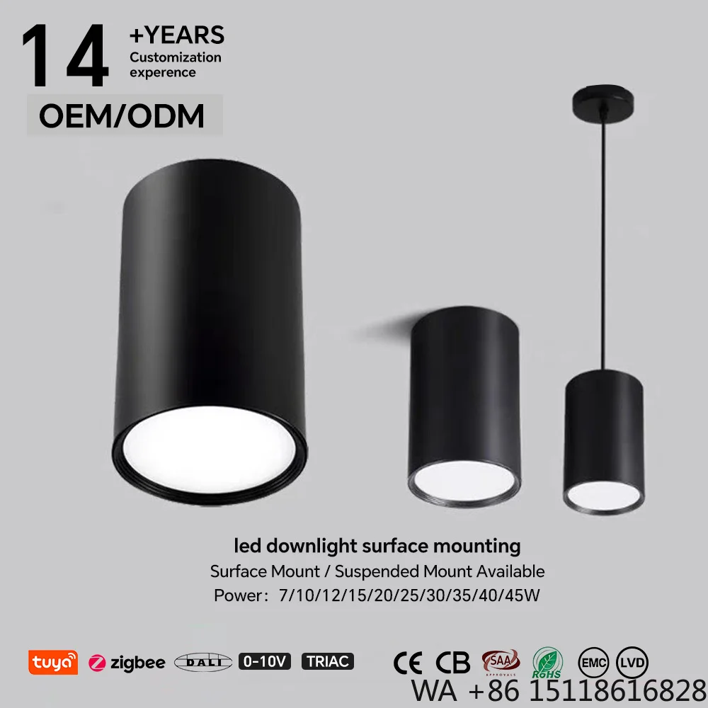high-cri-90-led-surface-mount-downlight-7w-45w-triac-dimmable-no-cutout-ceiling-light-for-hotel-office-residential-projects