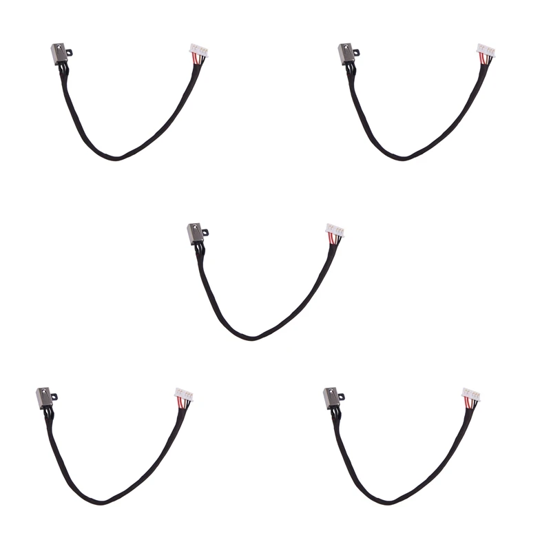 

5X DC Power Jack Harness Cable For Dell Inspiron 15-3551 14-3458 3558 3552