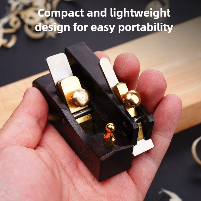 Mini plaina de mão diy ajustável ferramenta de escultura em madeira durável portátil suave aplainamento ferramentas corte manual