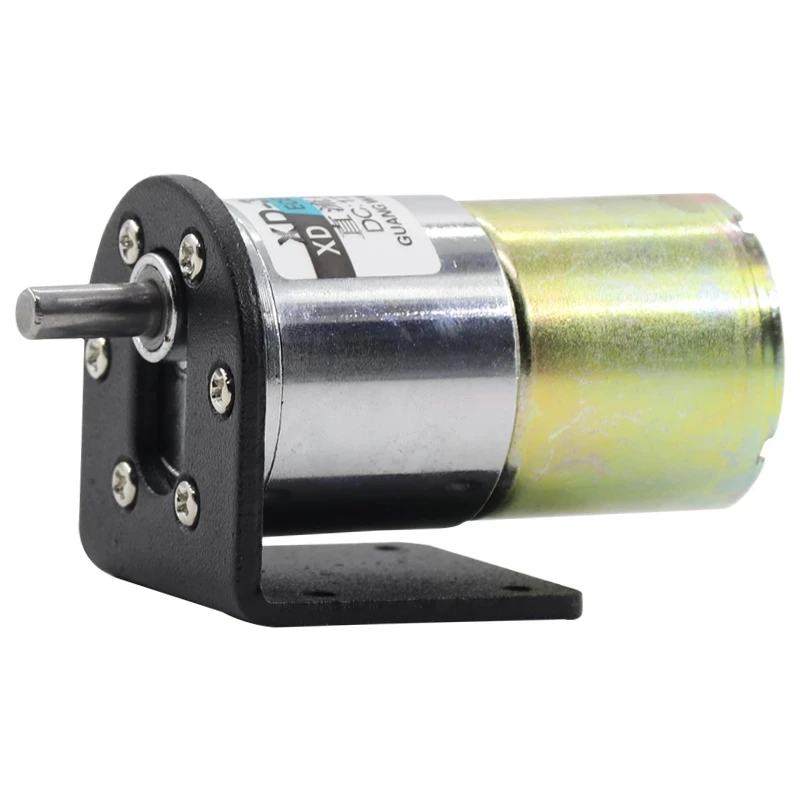 12V 24V 10W DC Deceleration Motor 37GB520 Eccentric Shaft 37MM DC Motor Adjustable Speed CW CCW High Torque Electrical Equipment