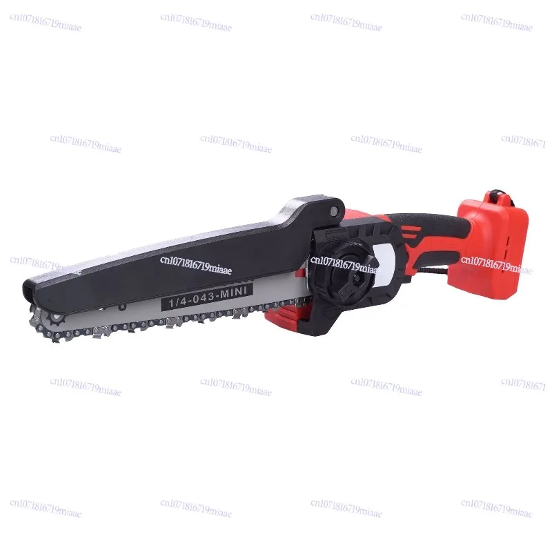 Lithium battery brushless chainsaw household saw firewood small handheld chainsaw rechargeable hand saw electric logging saw
