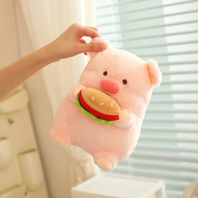 20/30cm Burger Cabbage Pig Doll Anime Pluszowa zabawka Śliczna lalka Wypchane zwierzę Miękka lalka Pluszowa świąteczna prezent na Święto Dziękczynienia