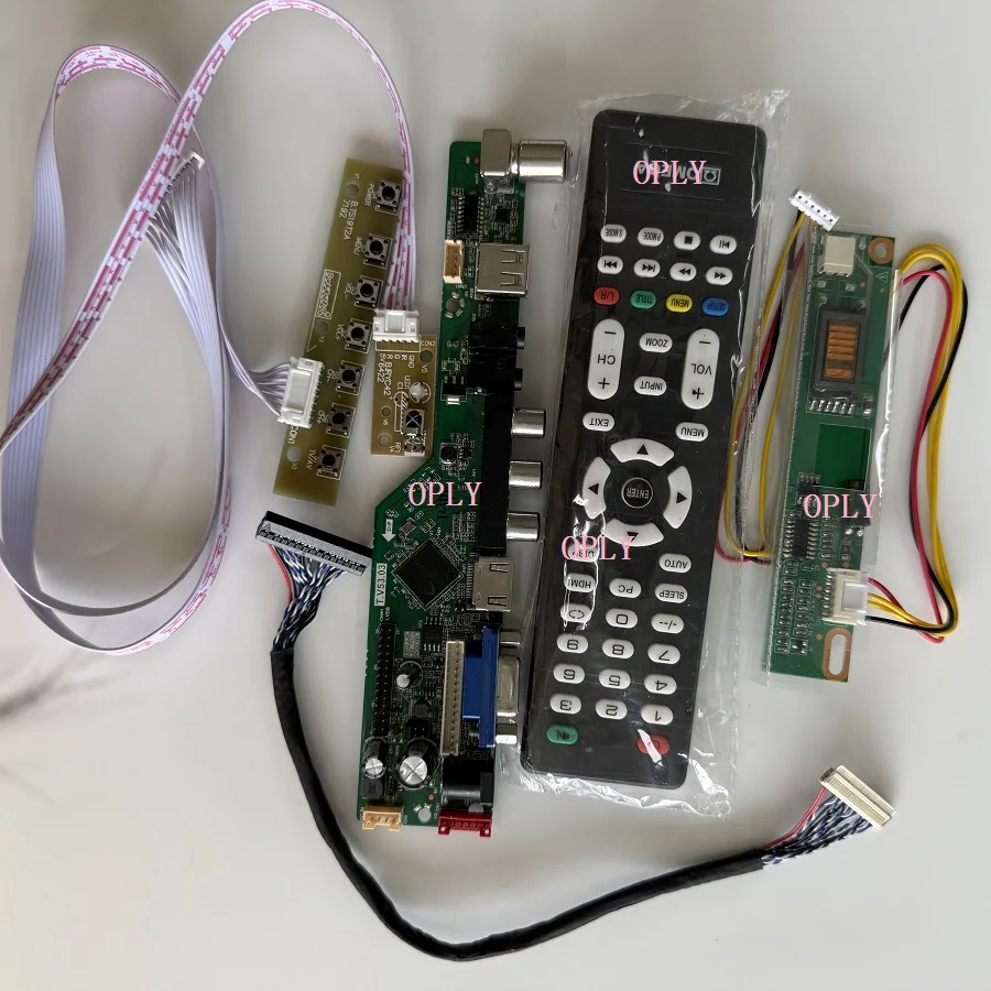 TV Controller driver board kit for QD15TL07 QD15TL02 1280X800 15.4