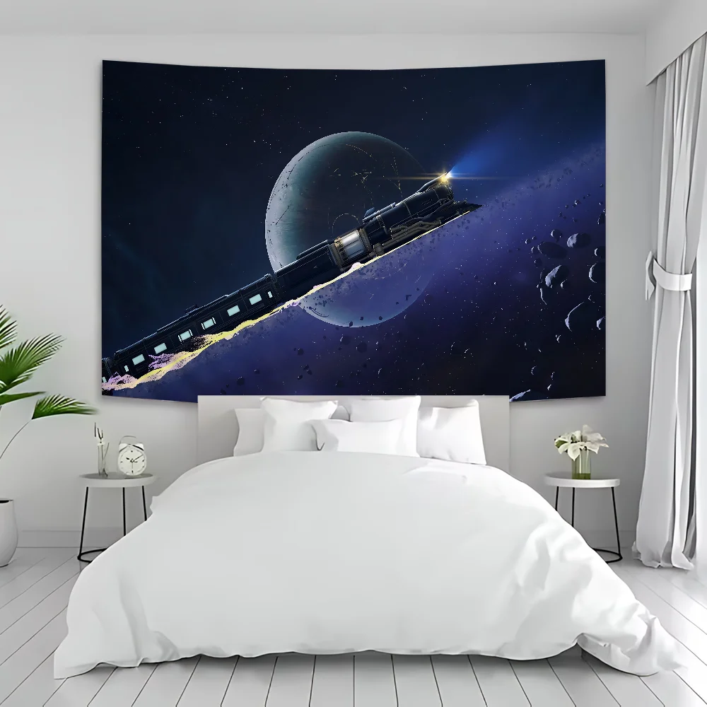 

Game Honkai S-Star R-Rail Aventurine Anime Anime Tapestry Hanging Tarot Hippie Wall Rugs Dorm Wall Hanging Sheets