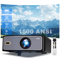 DESS Full HD 1080P C5 4K Video Projector Auto Focus Keystone 5G WiFi 6 Portable Proyector With Audio Home Theater Projectors