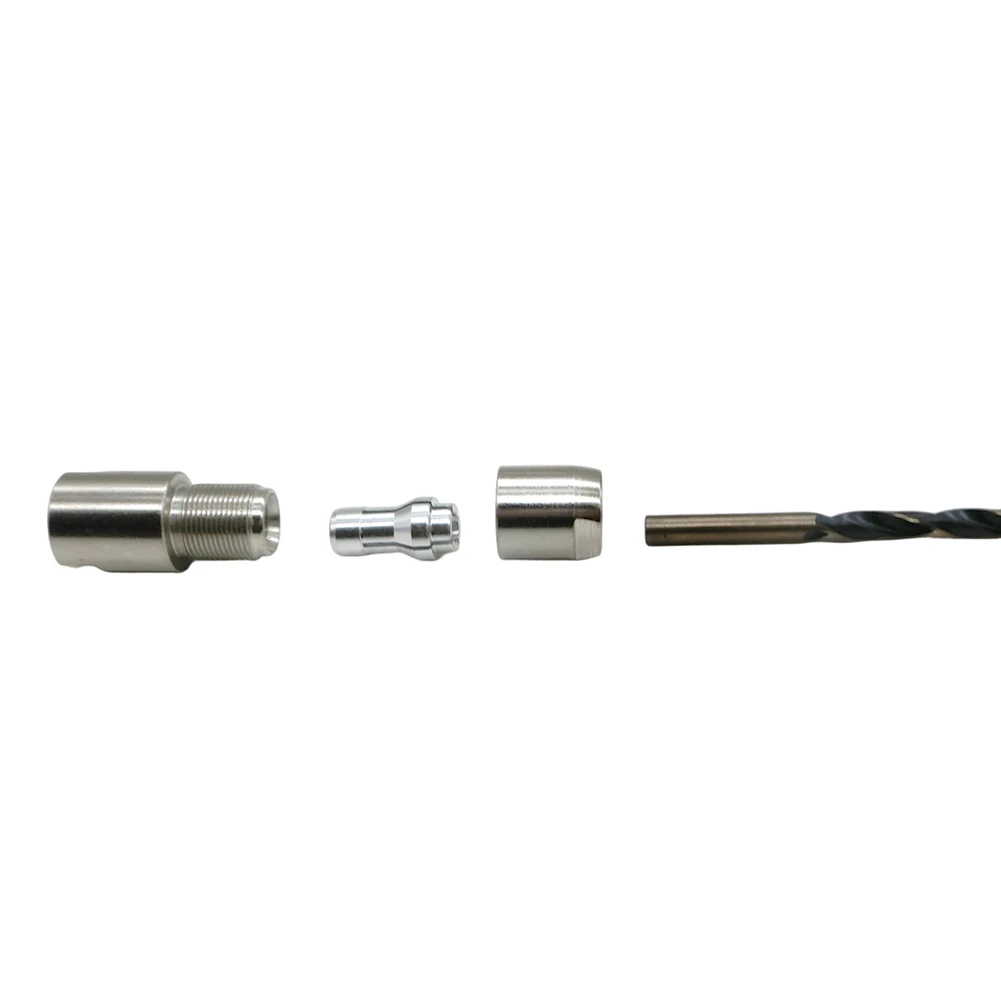 Precision Grinder Chuck Adapter Set Converts Angle Grinder to Straight Grinder for M10 14mm 5/8-11 Spindle Threads