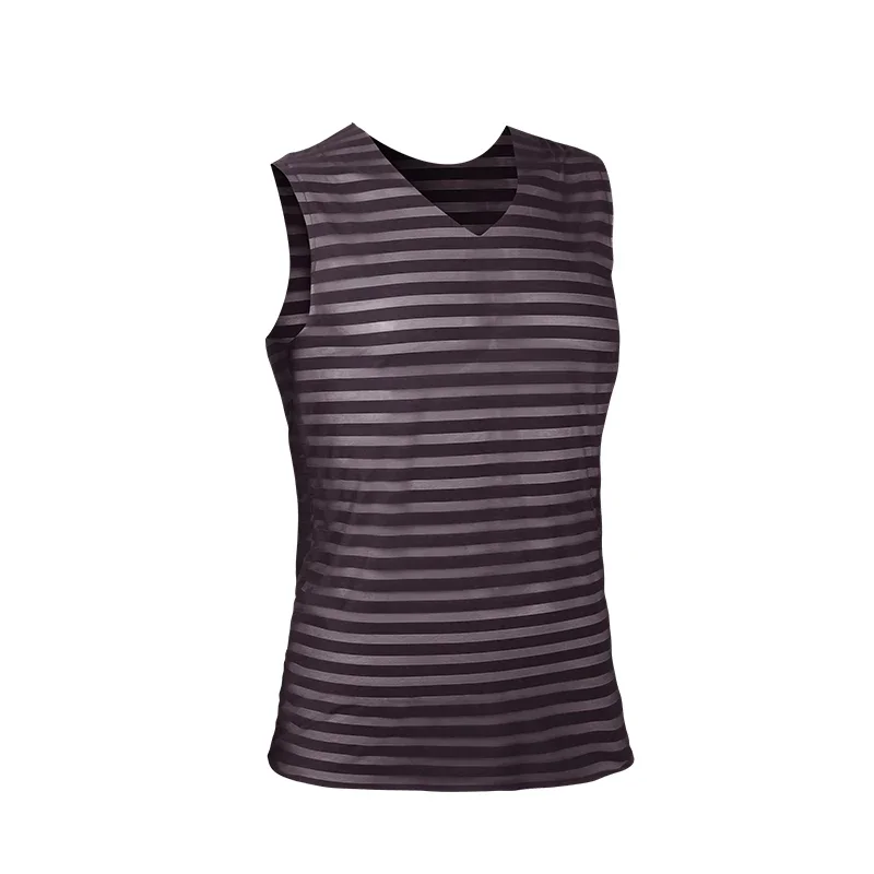 

Men's Ice Silk Seamless Tank Top, Wide Shoulder Quick Dry Sleeveless Slim Fitness Vest