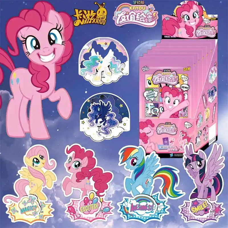 

Подлинная в наличии KAYOU My Little Pony Card Standing Friendship Shadow Dream Edition Serie Blind Box Оригинальная коробка Детская коробка