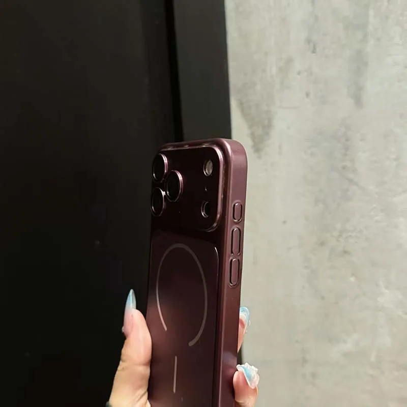 Neue Luxus-Hartschalen-Schutzhülle mit Kameraschutz für iPhone 18 Pro Max 13 14 15 16 17 Pro unterstützt kabelloses Laden – Detail 5