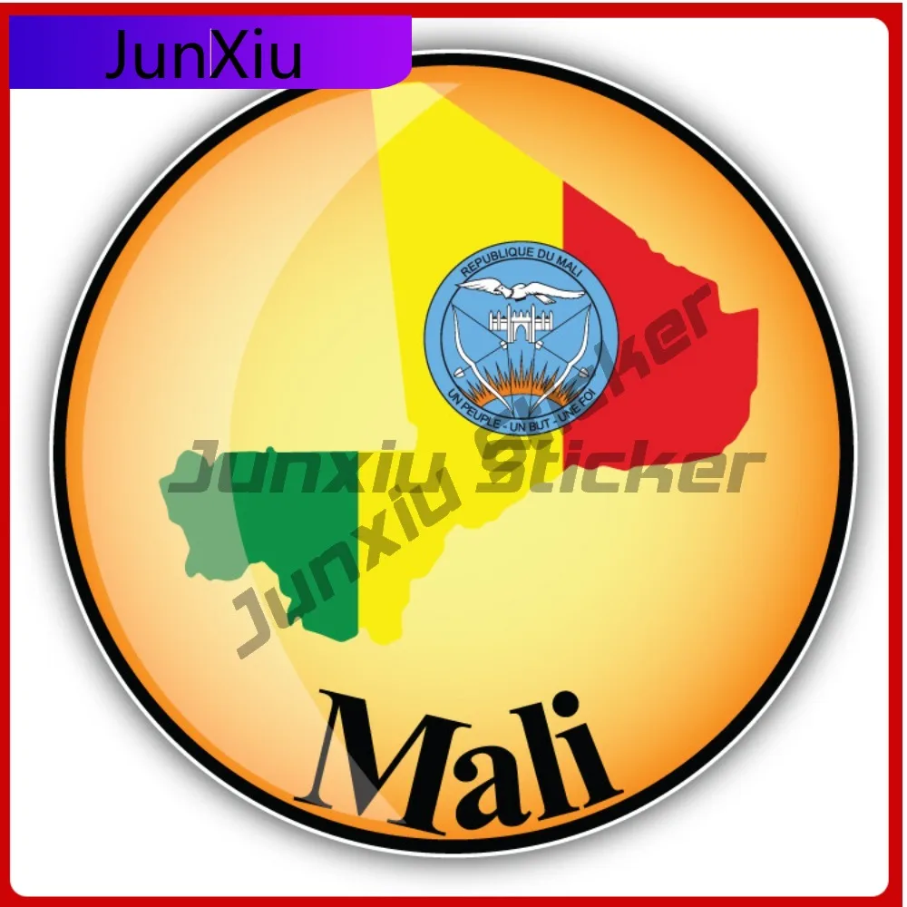 

Mali Map Flag Unique Premium Waterproof Aesthetic Truck Decal Vinyl Car Laptop Window Bumper Auto Exterior Gift Decor