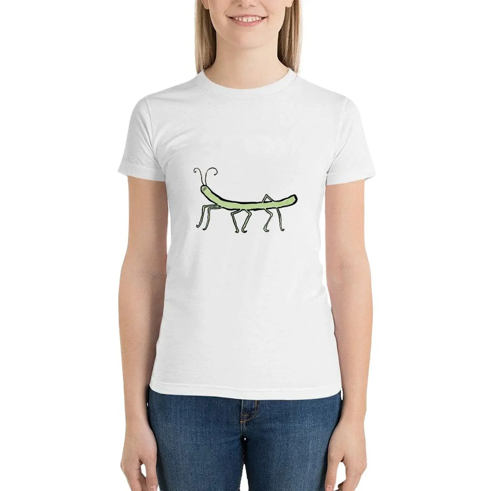 De Stok Insect T-Shirt Oversized Korte Mouw Tee T-Shirt Jurk Vrouwen