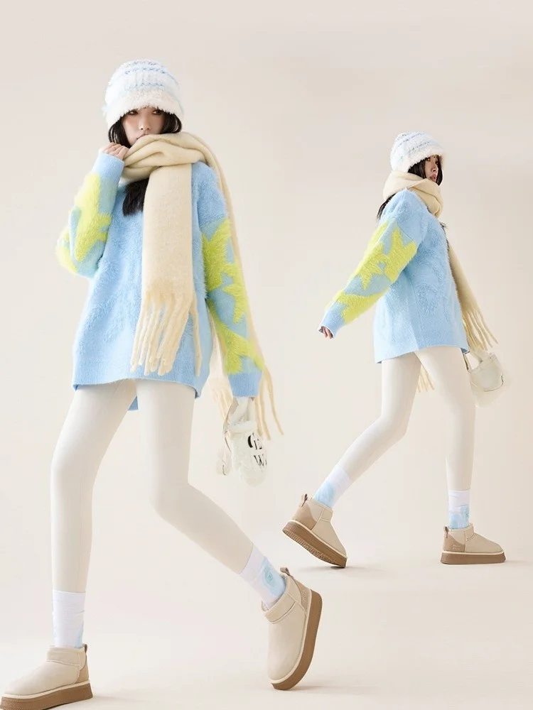 Yoga Hosen Braun Frauen Arbeitskleidung Hellgrau Stil Harajuku Grün Freizeit Streifen Druck Fleece-Gefüttert Mujer Gestaltung Squat Blau GF