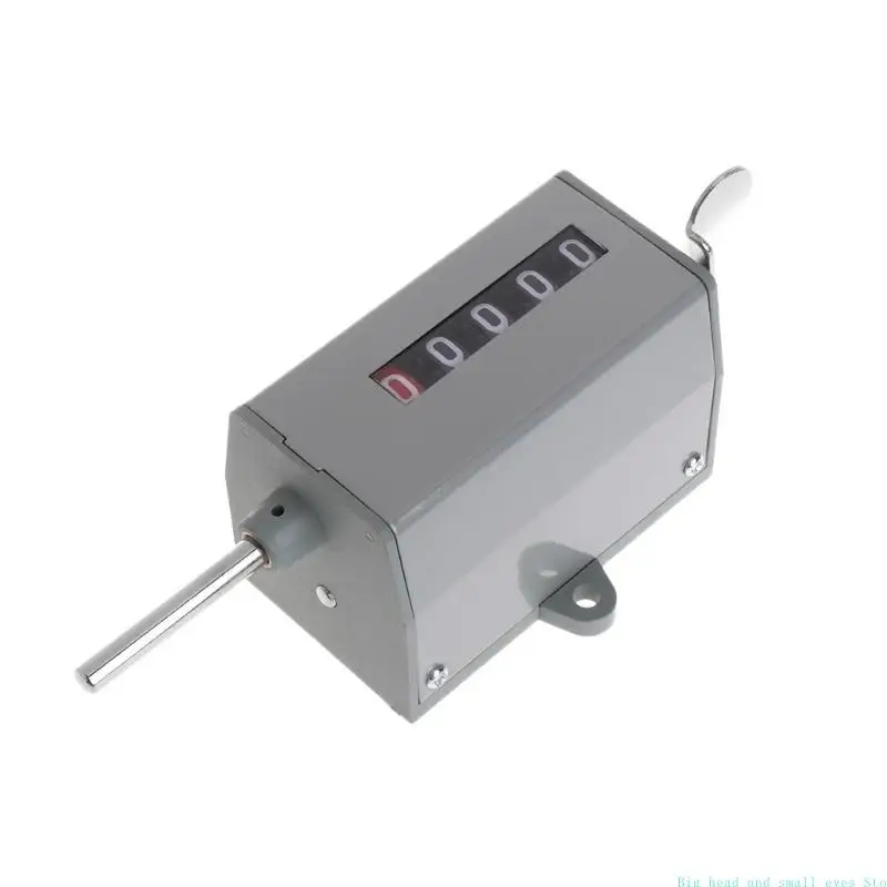 220 فولت 1 قطعة 75-I معدن ميكانيكي قابل لإعادة الضبط 5 أرقام عرض عداد الثورة الدوارة 350 دورة/دقيقة