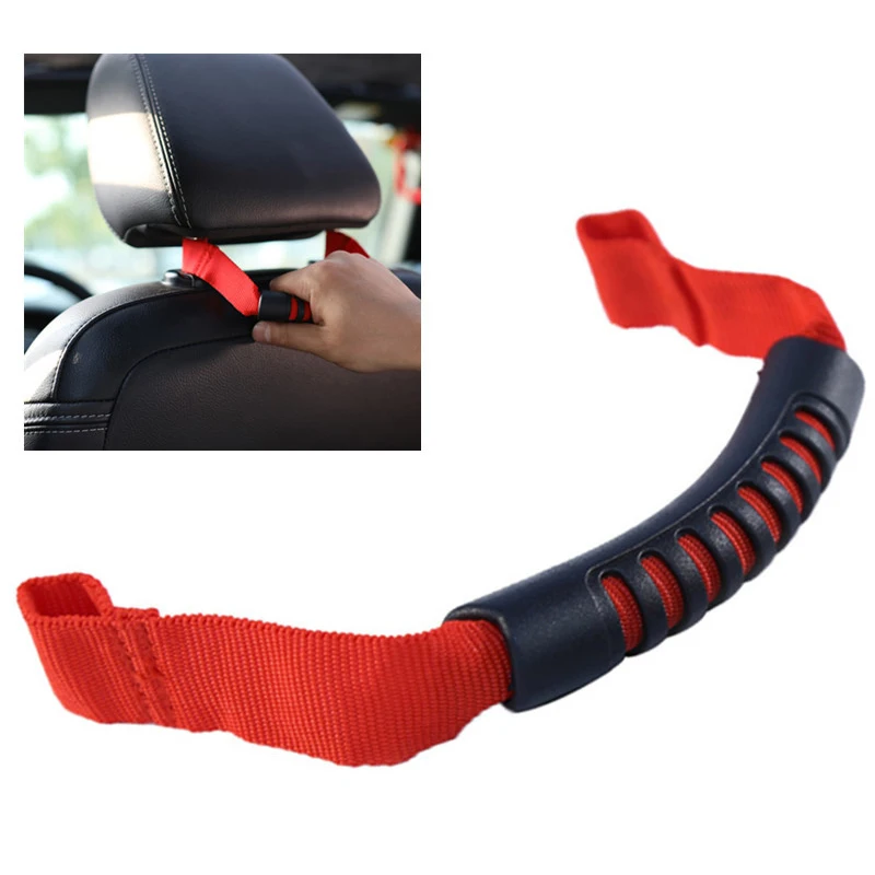 Car Rear Seat Handle Car Safety Grab Handles Universal Car Armrest Rear Passenger Headrest Safety Armrest For Wrangler