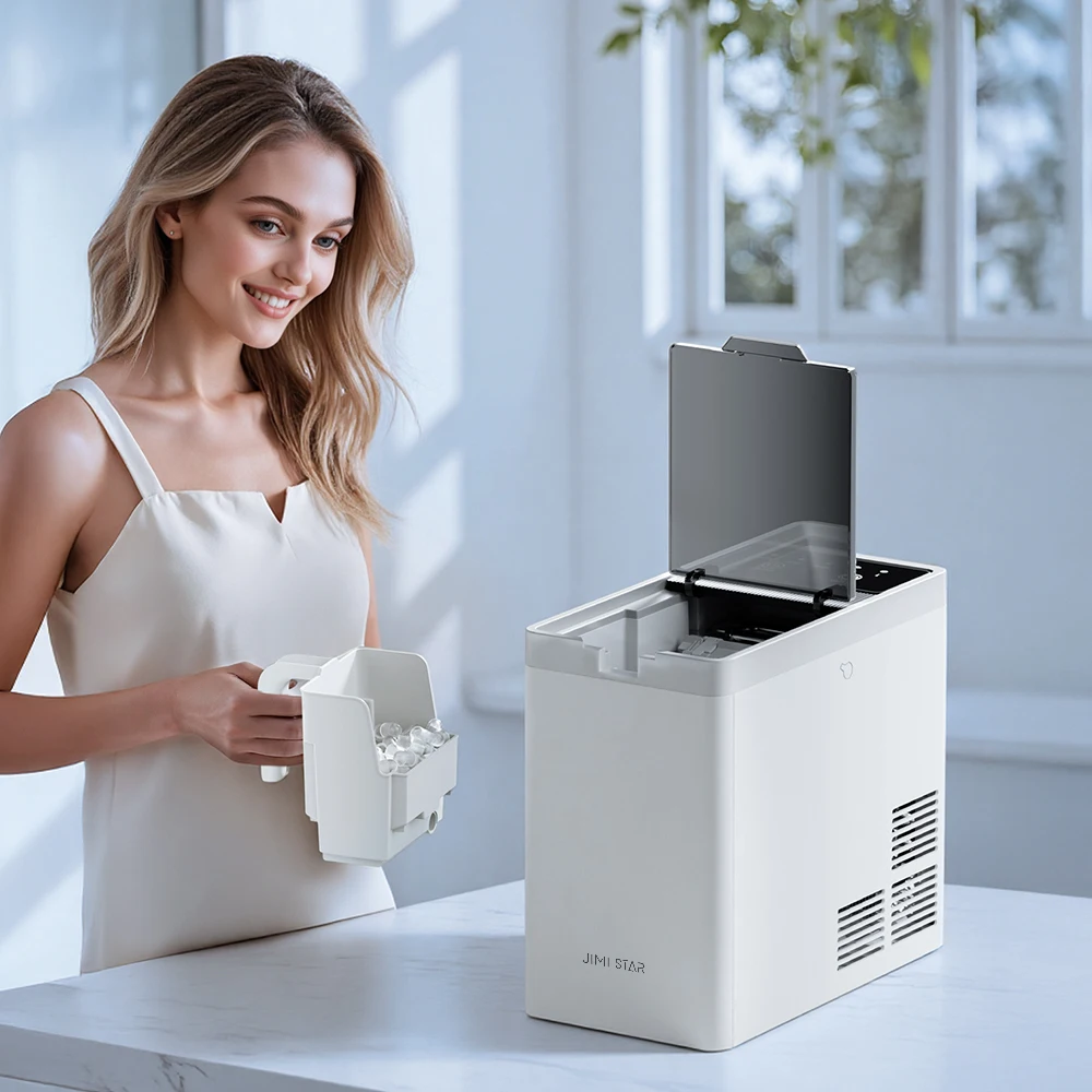 Intelligent Portable Electric Bullet Ice Maker, Mini Customizable Design for  Kitchen