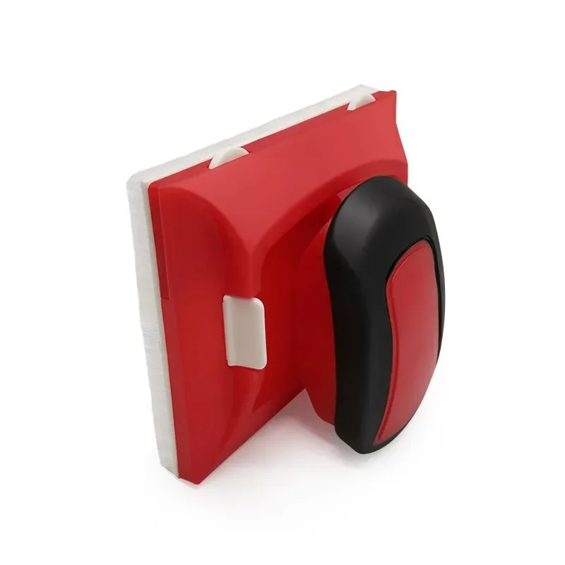Household Corners and Edges with Red Paint, Indoor Plastic Walls with Nylon Brush, Cutting Paint Edges