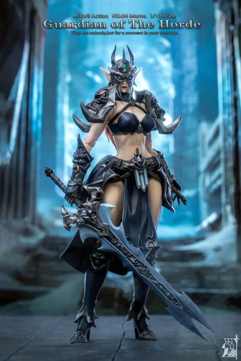 In Stock Mithril Studio 1/10 Scale Soldier Horde Guard 04 Elf Female Swordsman Morna Full Set 7in Action Figure Model