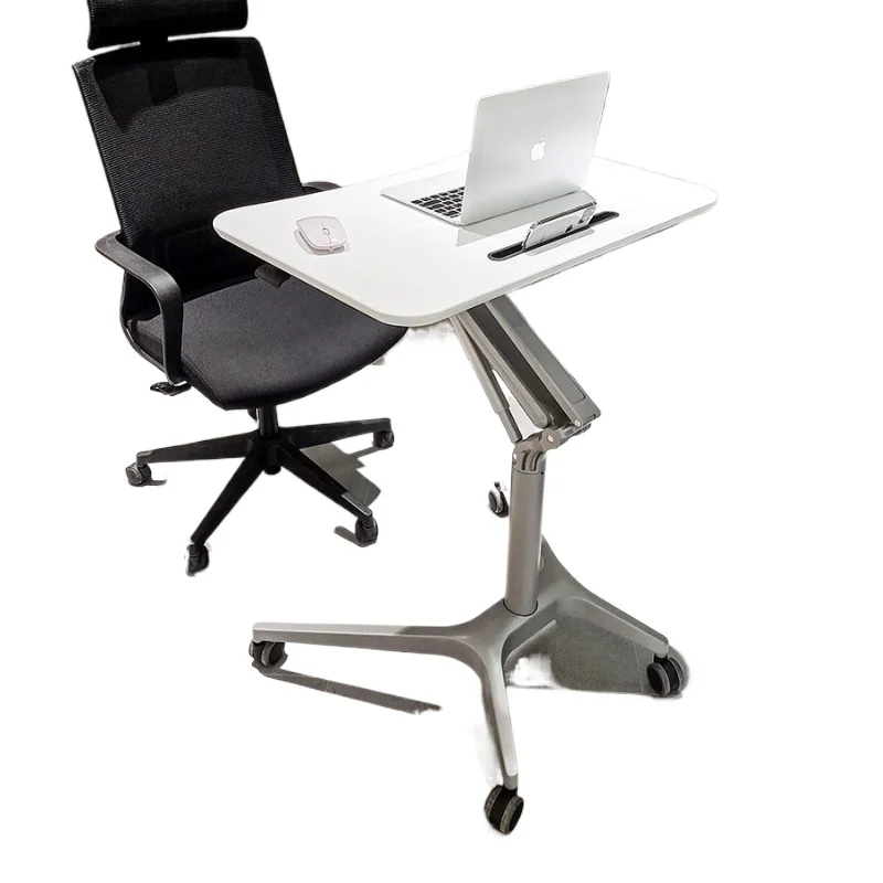 Standing automatic lifting table computer office lazy bedside adjustment mobile desk