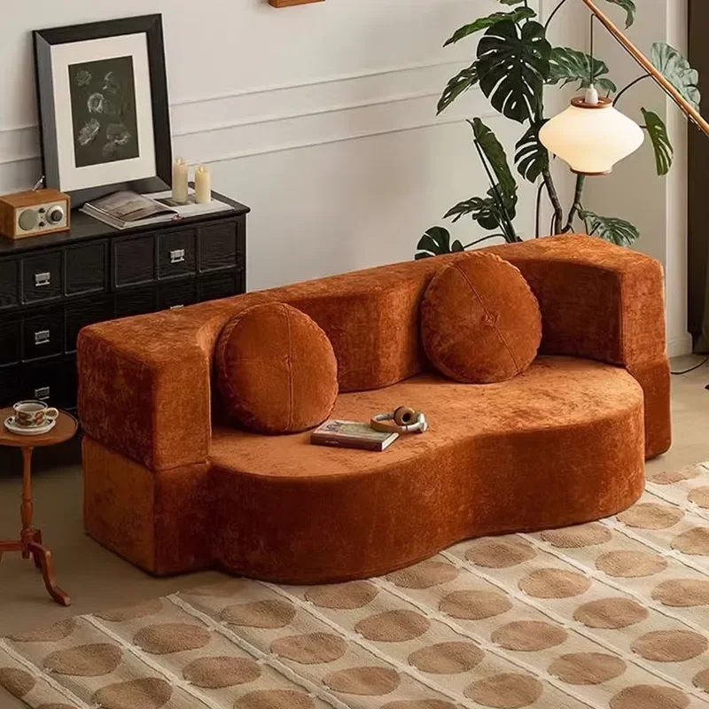 Conjunto de Sofás Modulares de Terciopelo Moderno, Diseño Comprimido, para Sala de Estar y Dormitorio - AliExpress 