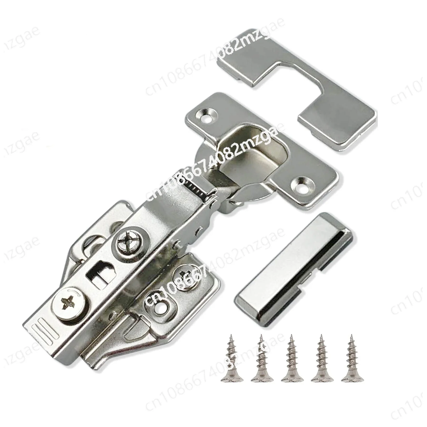 High Quality Door Cupboards Hinge Full Overlay 105° Soft Closing for Furniture Kitchen Cabinet Three Way Adjustable