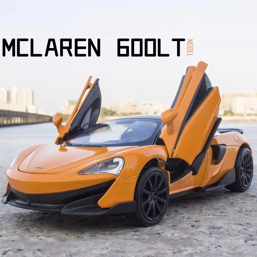 

1:32 McLaren 600LT Honda CivicType-R Toys Cars Model Light Sound Miniature Car Wheel Pull Back Supercar for Boys Collection Fun