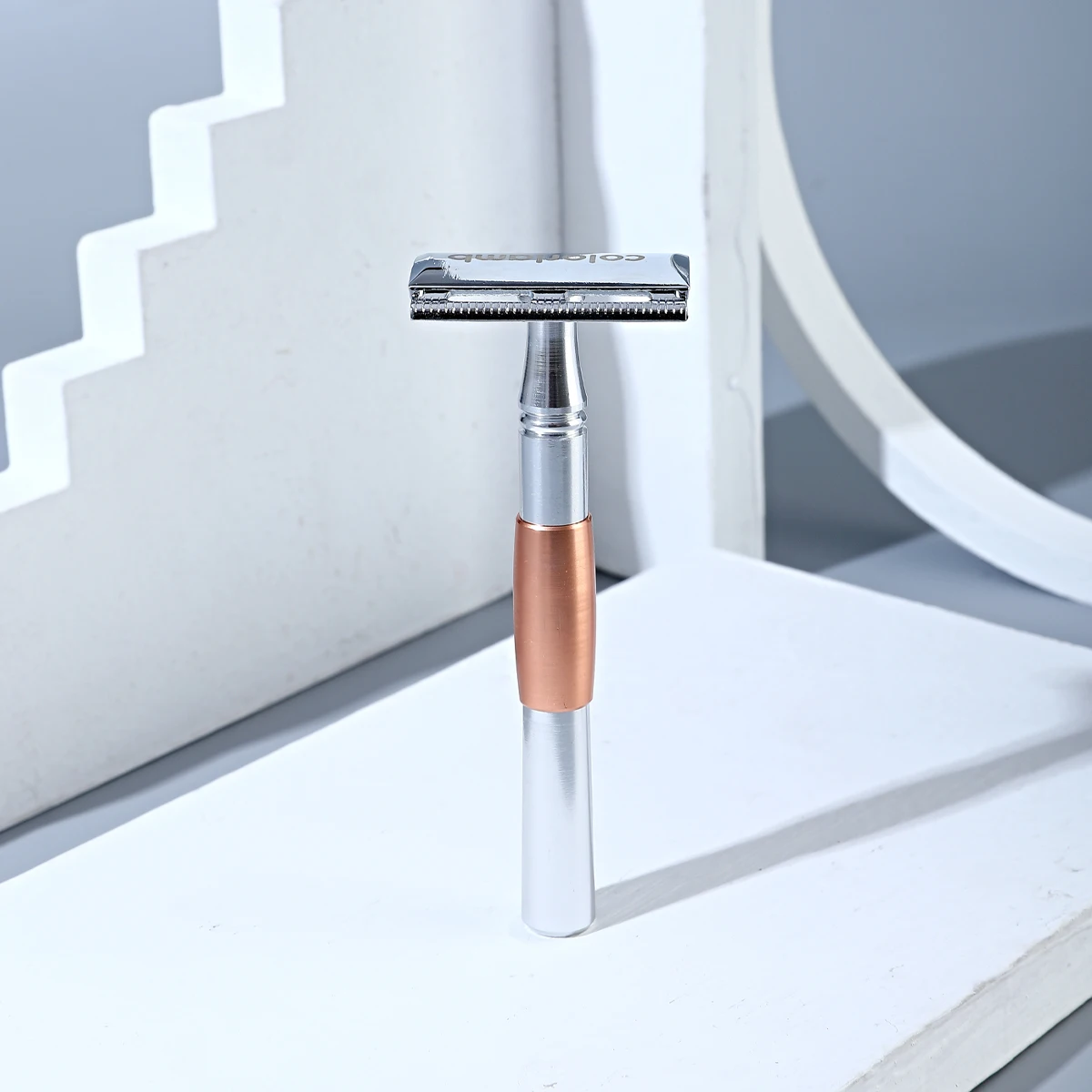 Colorlamb Metal Handle Safety Razor for Men 11CM Double Edge 50g Classic Manual Barber Razor