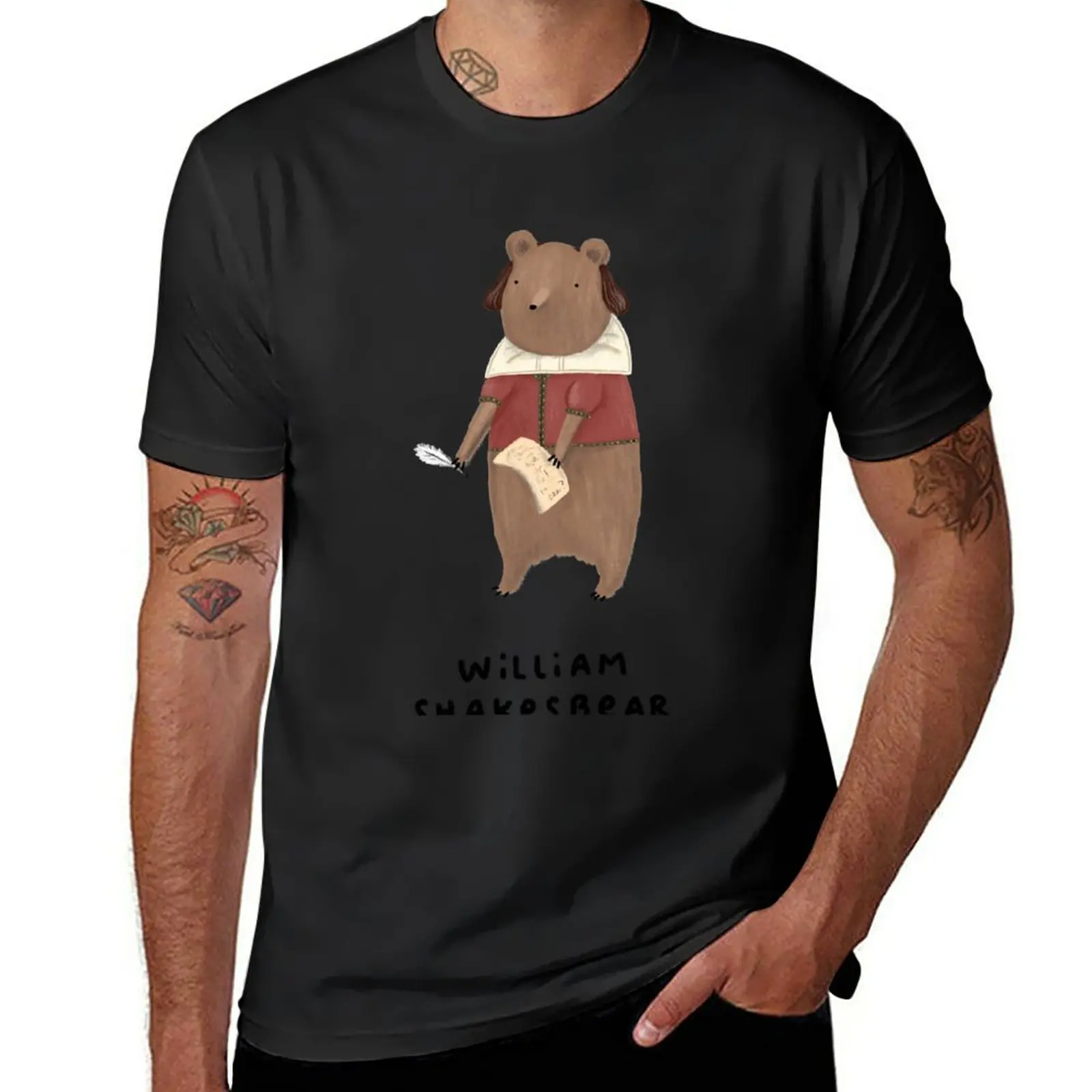 

New William Shakesbear T-Shirt summer tops customized t shirts quick-drying t-shirt shirts graphic tees men t shirt