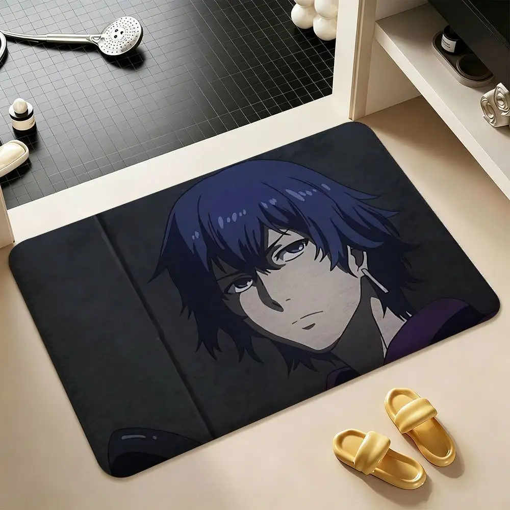Tokyo Ghoul Kirishima Ayato Anime Shower Room Absorbent Small Floor Mat Soft Comfortable Decorative Foot Mat