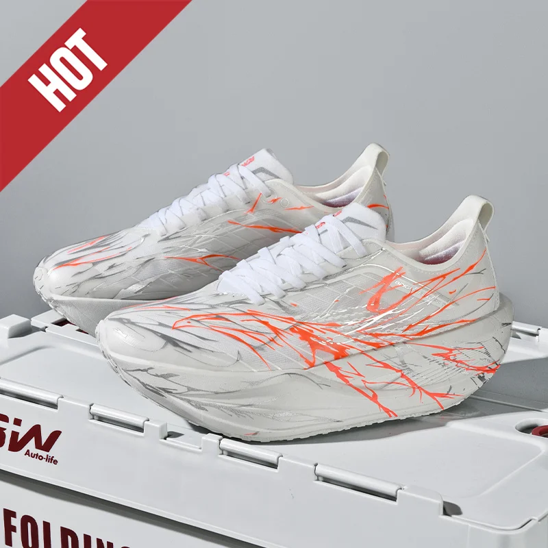 NEW Running Shoes Casual Carbon Board Marathon Men Sports Breathable Lightweight Women's Comfortable Athletic Antiship Sneakers - view 2
