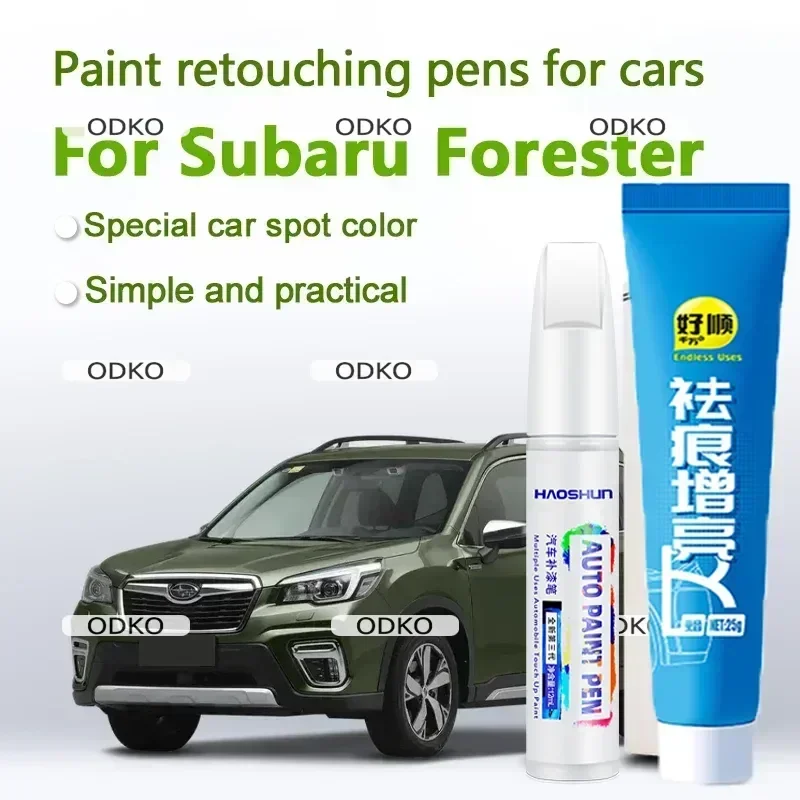 Car Paint Scratch Repair Pen for Subaru Forester Pearl White Varnish Pen Finish Restoration Set