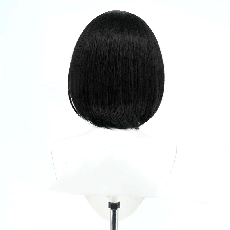 Parrucca cosplay Shimizu Hinako Gioco Silent Hill f Accessori per capelli corti neri Capelli in filo ad alta temperatura per le donne