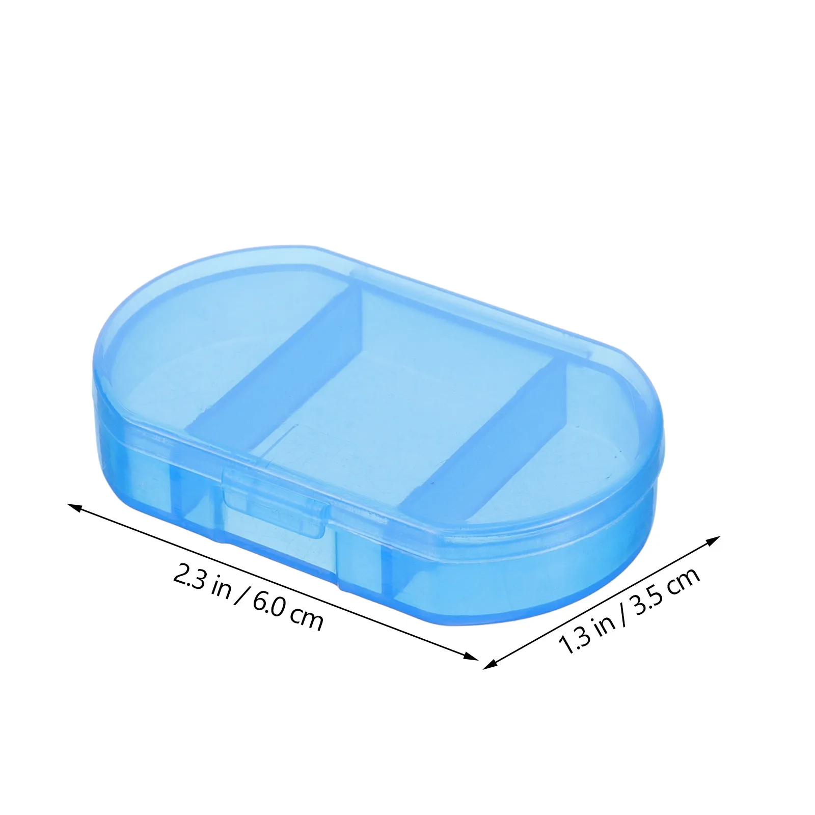 

7 шт. еженедельный портативный аптечка с крышкой, бытовой органайзер для таблеток для путешествий, компактные герметичные прочные легкие удобные капсулы