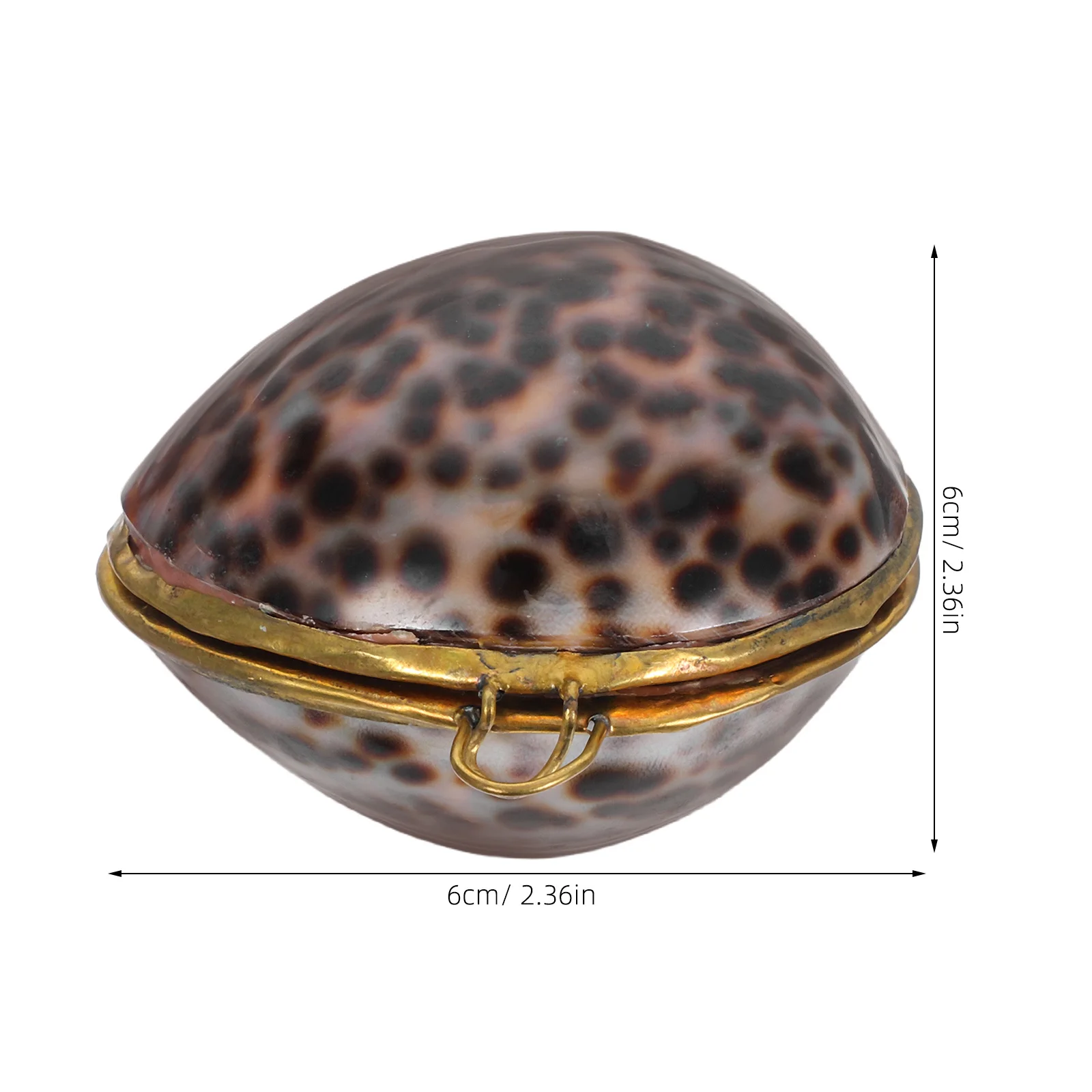 صندوق شل تصميم حقيبة للتخزين لخاتم القرط قلادة هدية التعبئة والتغليف المنظم أشتات حامل مجوهرات تخزين المجوهرات #5