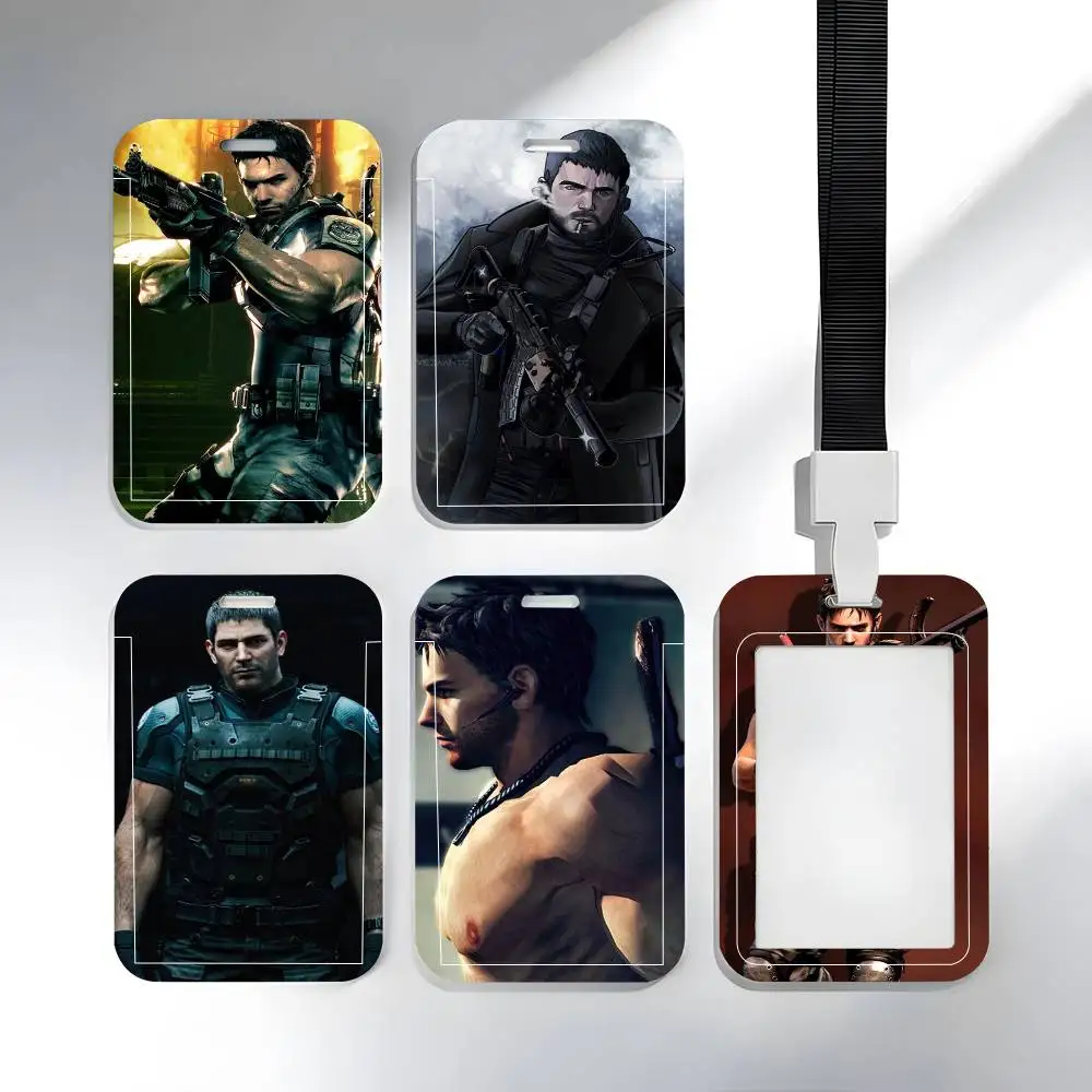 

1 шт. защитный чехол для ID-карт C-Chris Redfield, для школьных, проездных и карт питания, с функцией легкого вставления