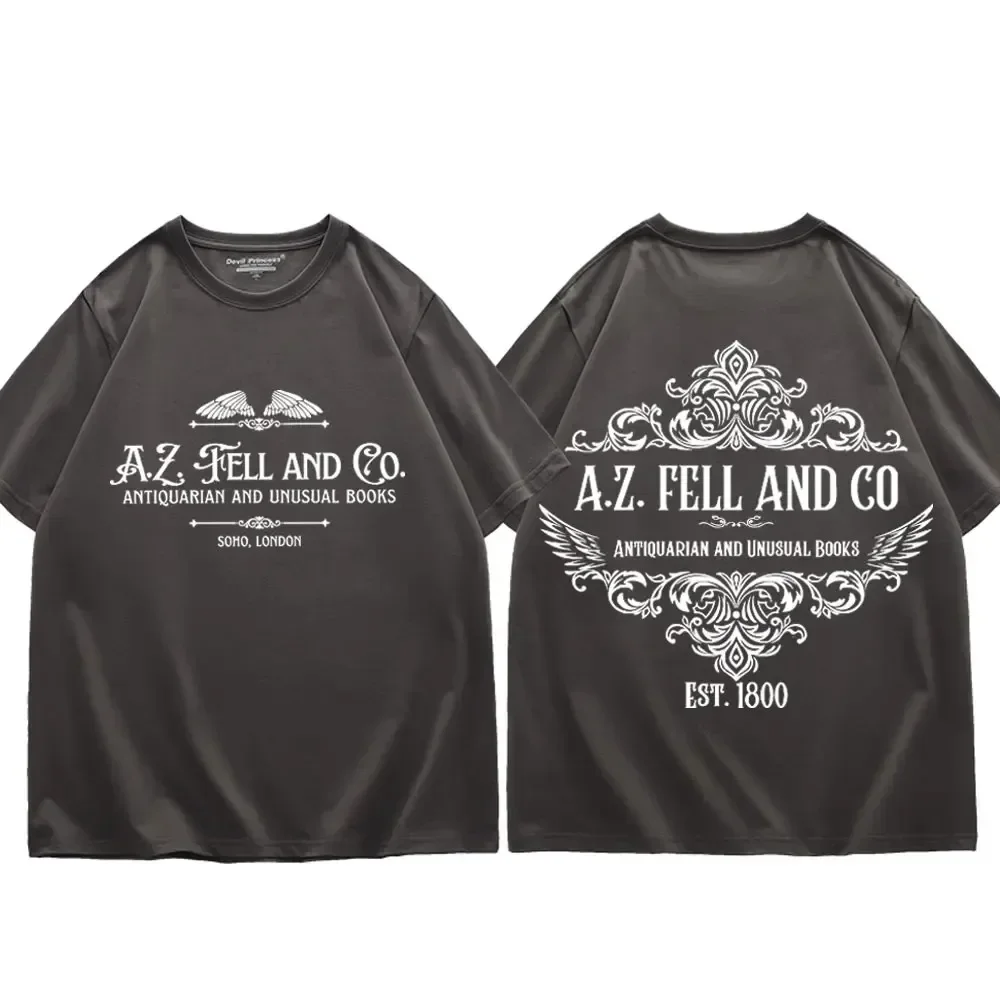 

Men's New Hot TV Play Good Omens Print T Shirts Men Women High Street Fashion Oversized T-shirts Summer Trend Vintage T-shirt