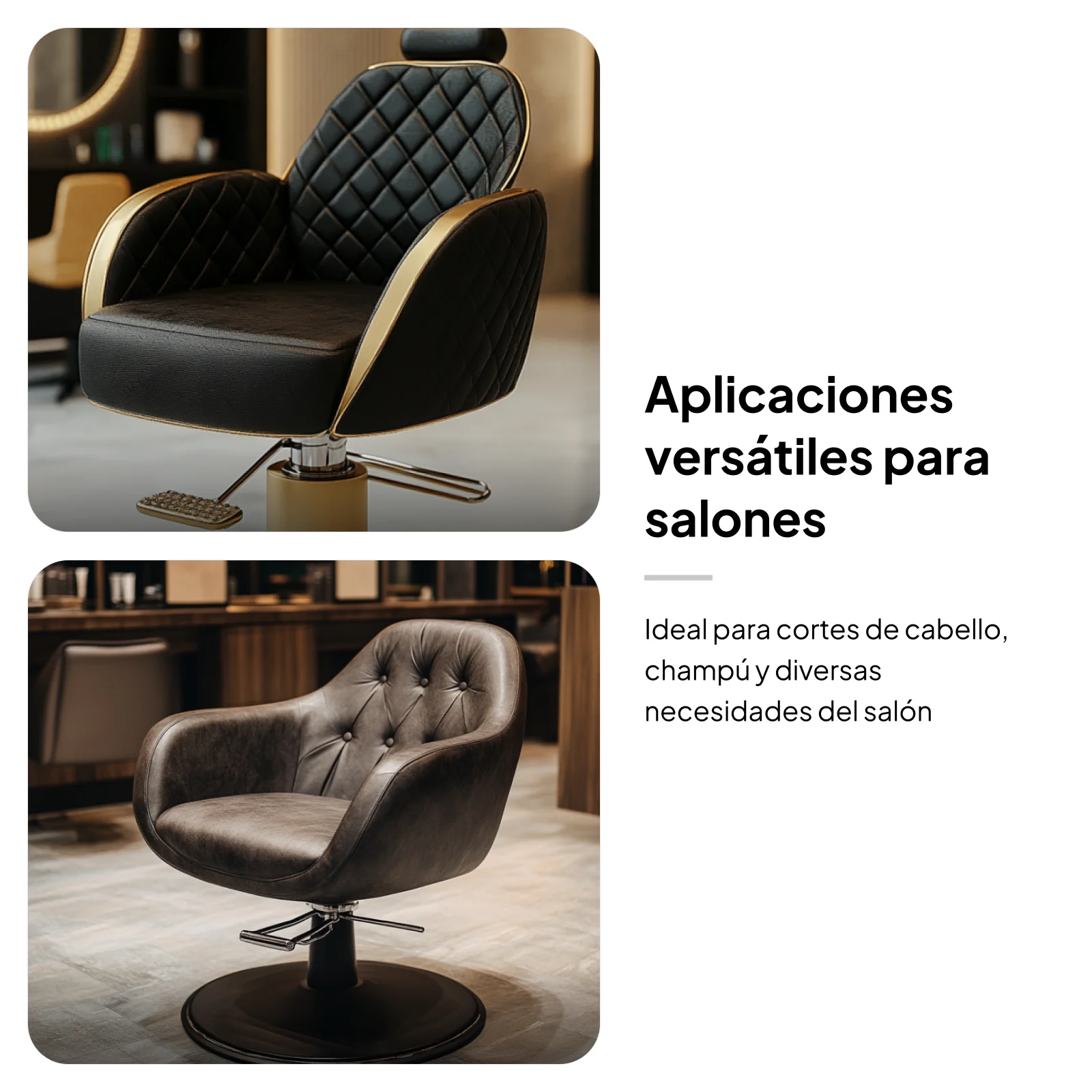 كرسي الحلاق مسند القدمين قوي من الفولاذ المقاوم للصدأ أثاث الصالون ملحقات تصفيف الشعر لكرسي تصفيف الشعر