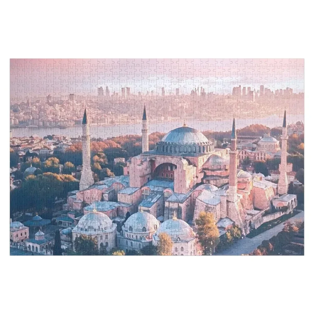 

Istanbul Cityscape Turkey Jigsaw Puzzle Personalize Diorama Accessories Custom Wooden Gift Puzzle