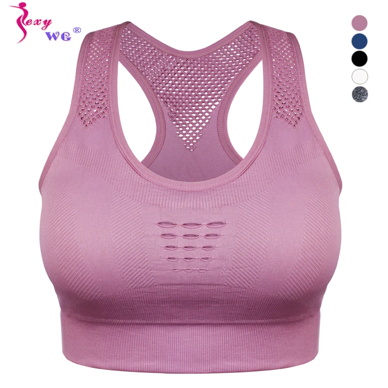 SEXYWG Top reggiseno sportivo da corsa atletico Yoga reggiseno allenamento palestra Fitness donna canottiere intime imbottite senza cuciture ad alto