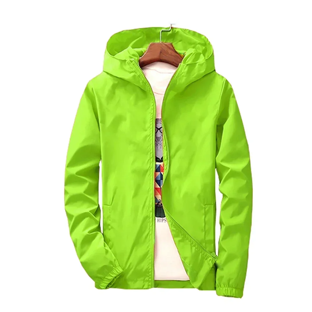 New Spring And Autumn Male New Fashion Casual Windbreaker Hooded Zipper Coats Warm Parkas Jackets For Men Trend Streetwear Tops