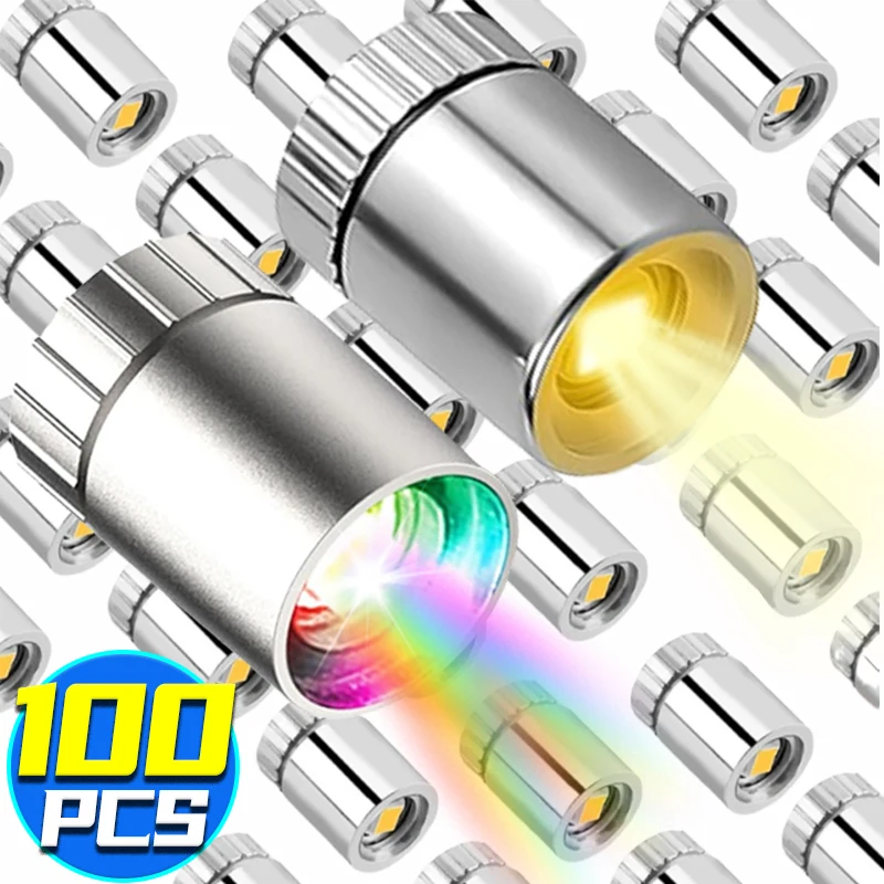 

Wholesale Mini LED Light Bulb Battery Operated Tiny Lamp Colorful Luminous Spotlights Party Display Handcraft Micro Flashlight