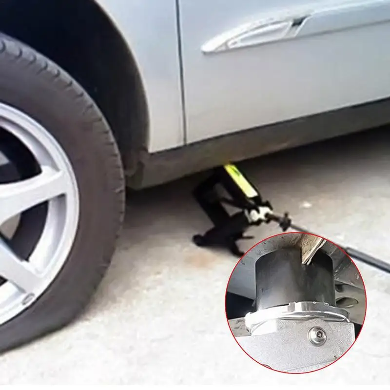 Jack Stand Rubber Pads Car Jack Pad Frame Rail Protector Jack Floor Pad For Keeping Pinch Weld Paint Metal Safe For Lift Stand