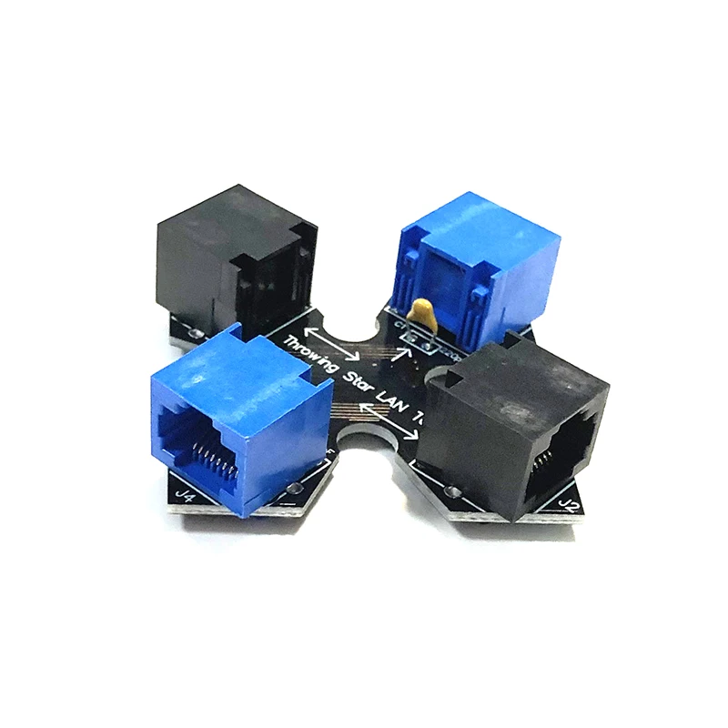 Passive Lan Tap Throwing Star Lan Tap 1.5 Ethernet Communication Tool Packet Capture Mod Replica Monitoring Rj45 Connector