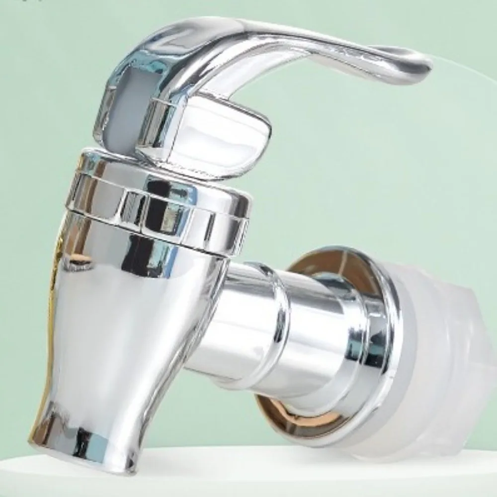 16mm Size Wine Bottle Faucet With Filter Electroplating Finish Water Dispenser Spigot Plastic Material Leak Proof