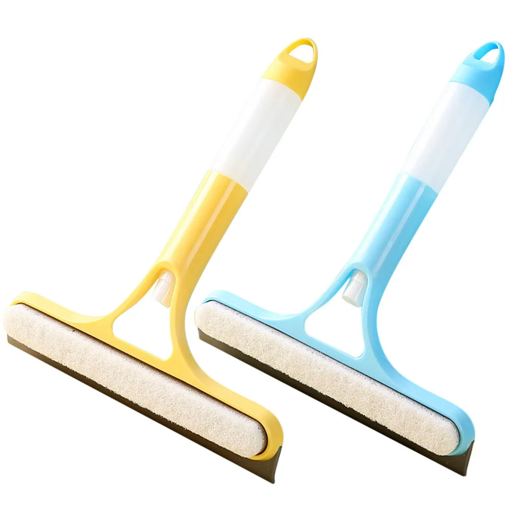 

2Pcs Versatile Window Squeegee with Spray Bottle for Home Bathroom Car Shower Glass Surface Cleaner Window Squeegee